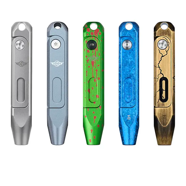 OKNIFE Otacle D1 Small EDC Multi Bit Pocket Screwdriver, 9 in 1 Mini Precision Screwdriver Set, S2 Steel Magnetic Bits for Work or Daily Use, Titanium Alloy Steel,Aluminum, Summervibes, Magnetic Screwdriver Tools, Multipurpose Screwdriver,summerfinds