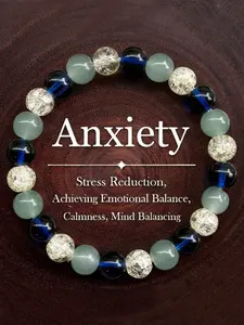 1 pc Anxiety Bracelet - Anti-Anxiety And Stress Relief Bracelet For Daily Wear, Ins Style Design, Suitable For Daily Wear, Gift For Friends, Family, Couples, Birthday And Holiday