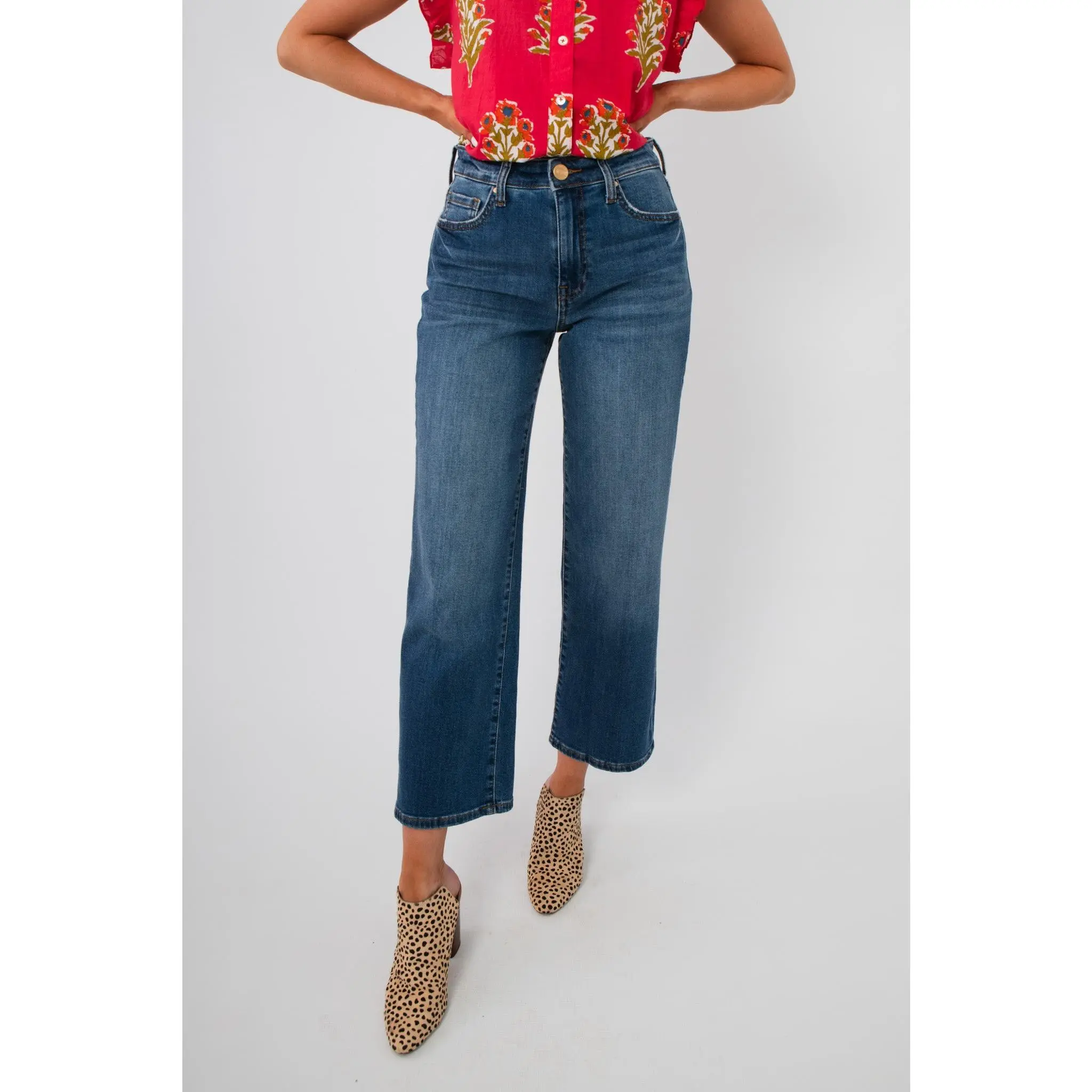 Kut from the Kloth Medium Wash Charlotte High Rise Jean