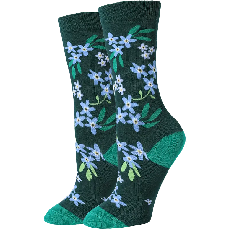 Alpine Forget Me Not Socks