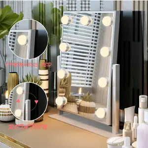 FENCHILIN Hollywood Mirror with Light Large Lighted Smart Touch Control 3Colors