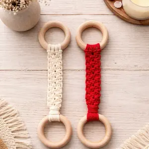 Macrame Kitchen Towel Holder