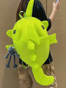 1pc Stylish Minimalist Casual Solid-Color Trendy Asymmetrical Backpack with Detachable Accessories Campus-Inspired Design Perfect for Daily Commutes Spacious Capacity for Versatile Pairing Essential Women's Backpack Kawaii Backpack