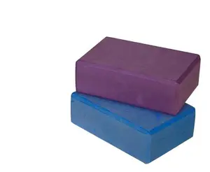 Power Systems Lightweight Yoga Block (Gray, 9" x 6" x 4")