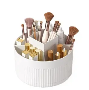 360-Degree Rotating Empty Makeup Storage