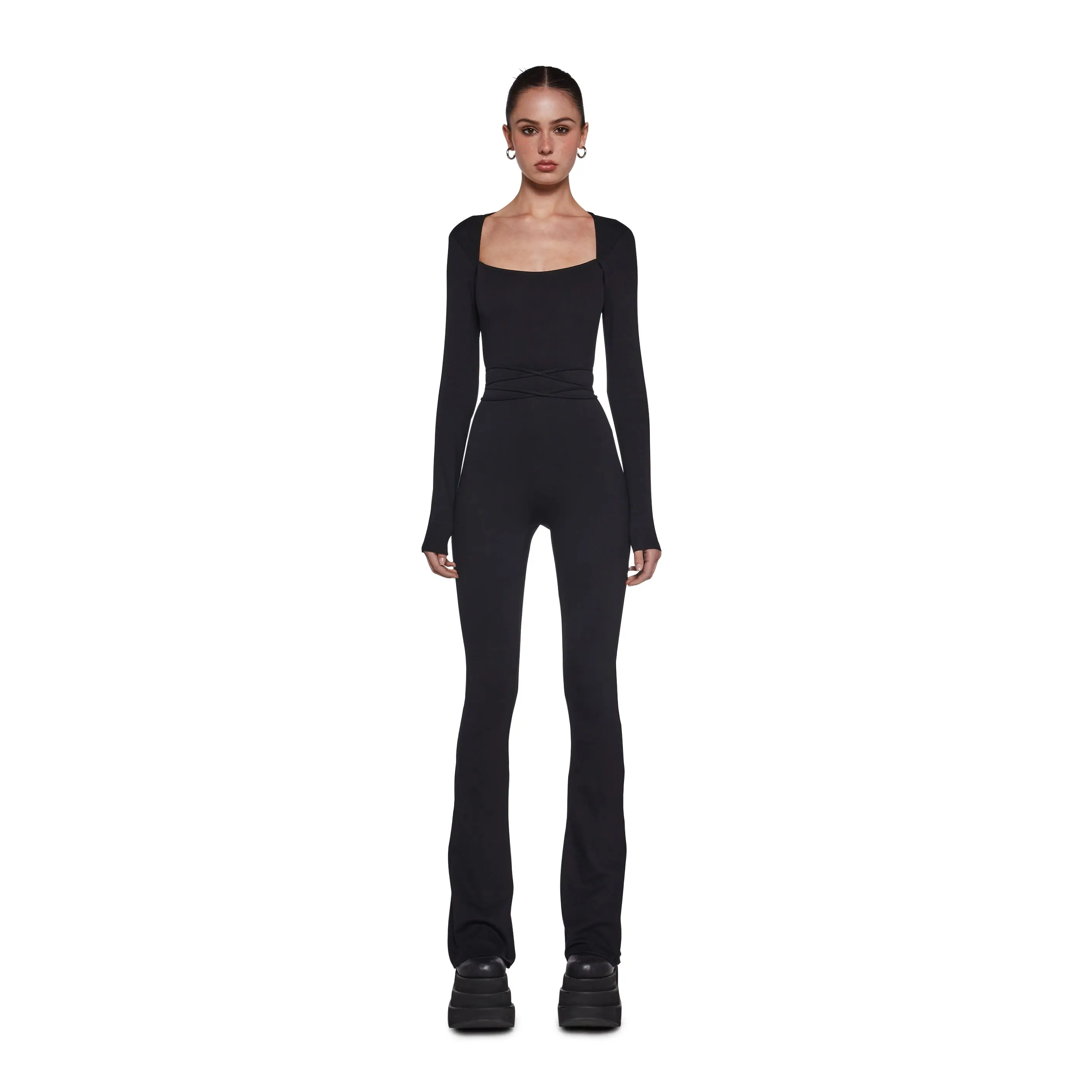 Signal Open Back Catsuit
