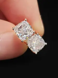Fashion Rhinestone Decorated Stud Earrings As Valentine's Day Gift, Luxury Anniversary Wedding Engagement Party Jewelry Gifts for Women, Trendy Accessories for Party and Daily Life High Quality Earrings Studs Earrings