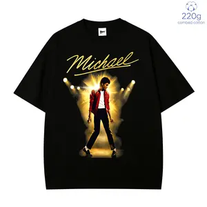 Michael Jackson Smooth Criminal Comic Graphic T-Shirt for Men Women, Vintage Annie Are You Okay Oversized 220g Combed Cotton Casual Short Sleeve Streetwear Tops #     Michael Jackson #     Jaafar Jackson #     biopic #     music legend