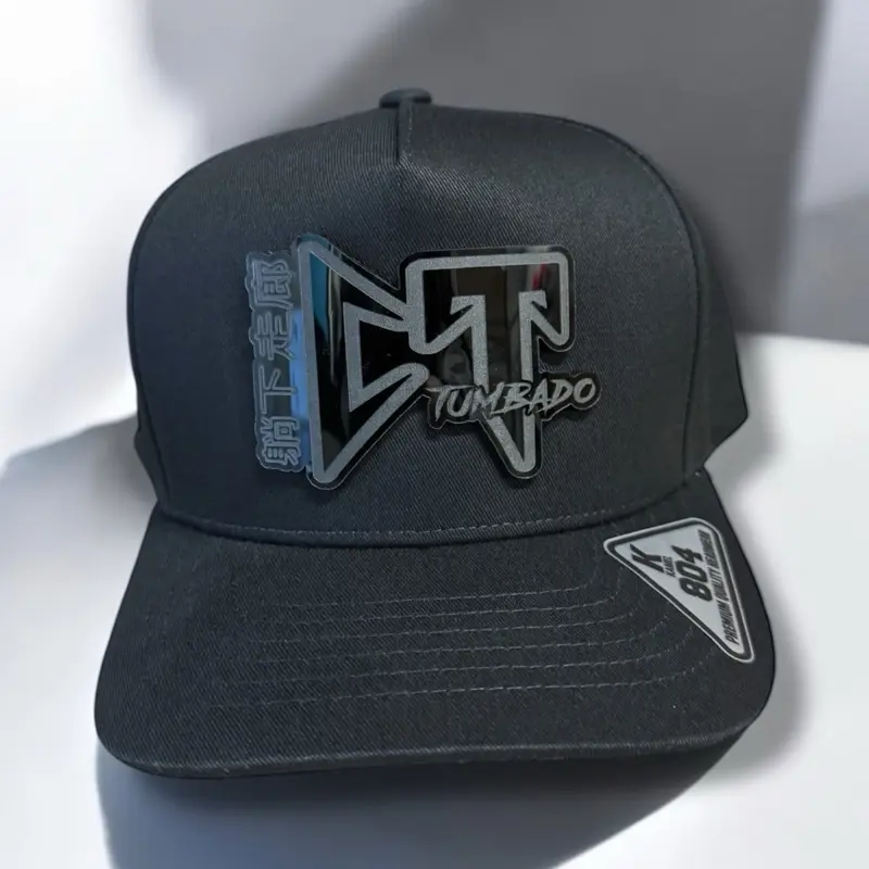 CT Tumbado SnapBack Cap Black Plate with Logo, Adjustable Fit, Classic Design
