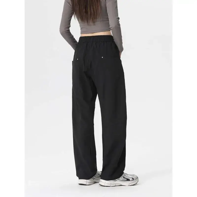 Women's Outdoor Hiking Pants, Windproof Waterproof Fleece Lined Thickened Loose Fit, New Trendy Mountain Climbing Workwear Women's Outdoor Hiking Pants, Windproof Waterproof Fleece Lined Thickened Loose Fit, New Trendy Mountain Climbing Workwear