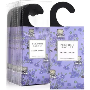 Large 12 Packs  Linen  Closet Deodorizer Air Freshener Long Lasting Scented Sachets Smell Goods for House