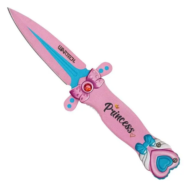 Adorable Princess Assisted Opening Pocket Knife – Video Game - Great Gift!