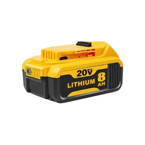 20V MAX 8.0Ah Lithium-Ion Battery | 2X Longer Runtime, Compatible with DCB206, DCB204 & All DEWALT 20V MAX Tools