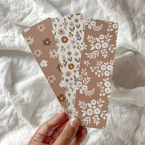 Neutral Floral Bookmarks