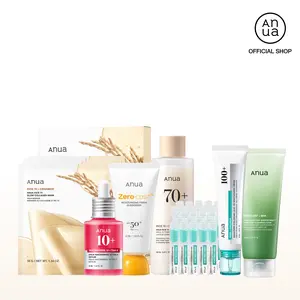 [Anua Official] Glow up in a week Bundle | Trending All-in-One Spot Care Kit | Includes Cleansers, Toner, Serum, Moisturizer, Facial Sheet Masks, SPF | Korean Skincare Routine