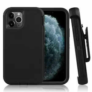 Rugged Defender Case For Apple iPhone All Models Black Color