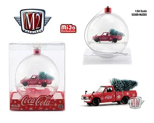 M2 Machines 1:64 MiJo Exclusives – Coca Cola Ornament – 1976 Datsun 620 Pick-up Truck – JDM Advan Yokohama Tires – Limited Edition