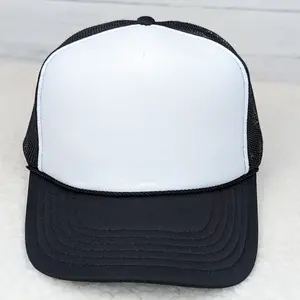 Black & White Foam Trucker Hat