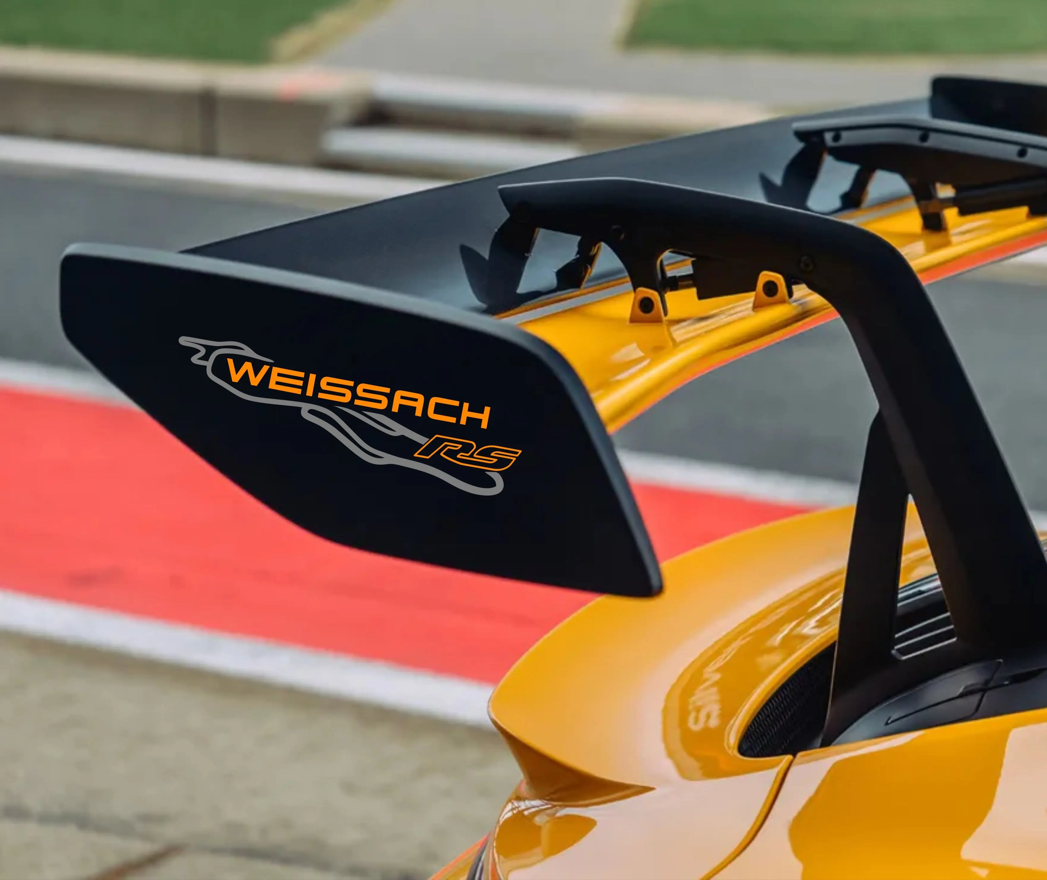 Porsche Weissach RS Spoiler Decal  Porsche GT3 RS  GT2 RS