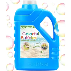 Concentrated Bubble Solution Refill 33.8 OZ: Bubble Solution for Bubble Machine - Bubble Solution Refill for Giant Bubble Wand and Bubble Gun/Blower