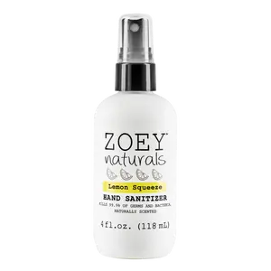 Zoey Naturals Lemon Squeeze Hand Sanitizer 4oz baby sanitizer spray
