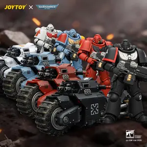 JOYTOY Warhammer 40,000 1/18 Action Figures Intercessor with Bolt Rifle, Bolt Pistol and Chainsword & Raider-pattern Combat Bike with twin-linked bolt rifles