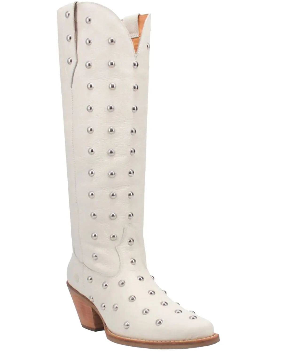 Dingo Women's Broadway Bunny Tall Western Boot Snip Toe - Di155-White