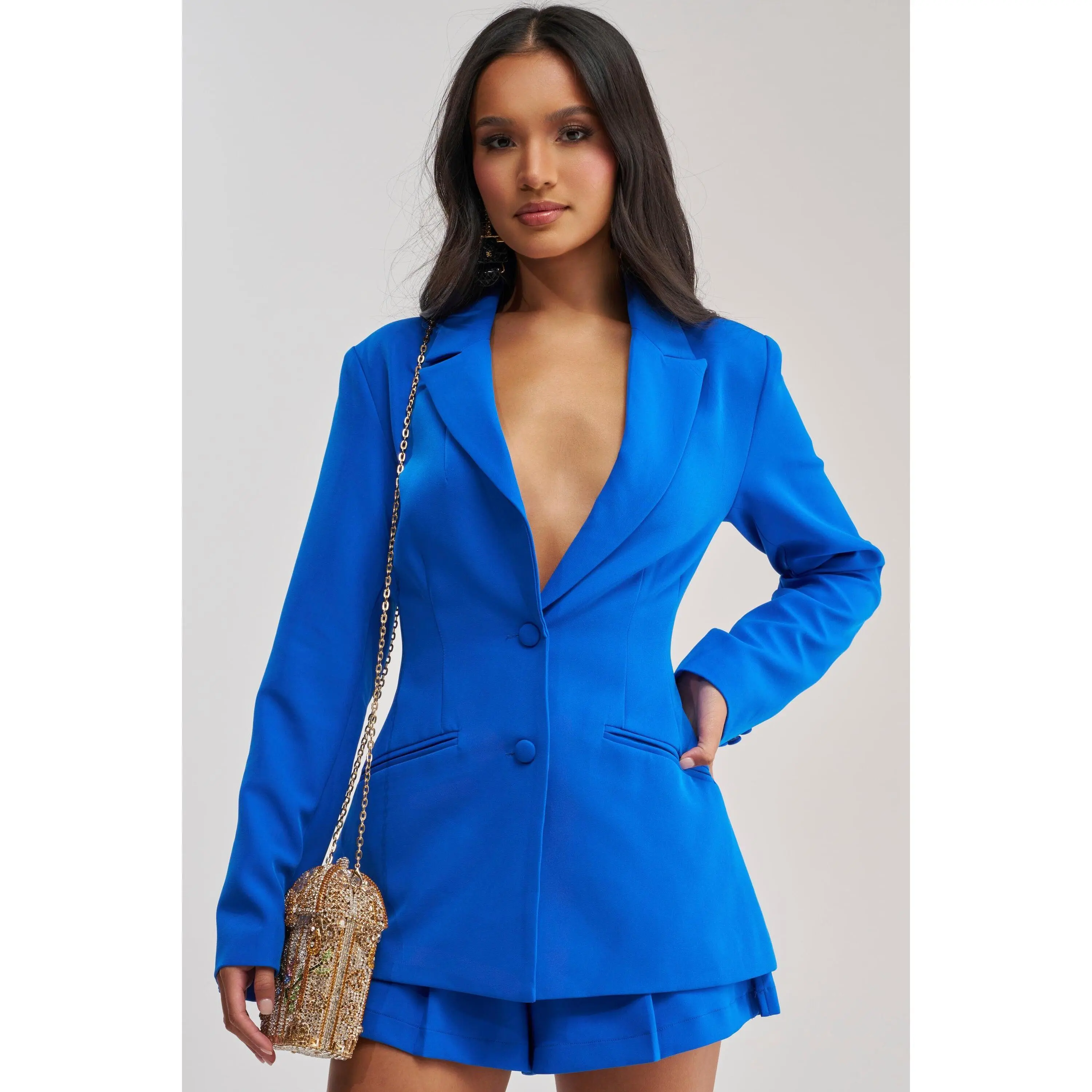PENELOPE BLAZER IN ROYAL BLUE