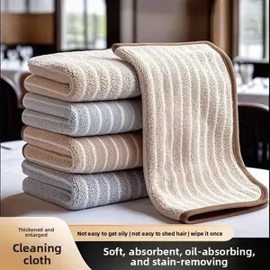 Kitchen Dish Cloths for Washing Dishes - Ultra Absorbent & Grease-Resistant Cleaning Rags, Lint-Free Scrub Towels for Home Counter & Table, Heavy Duty Household Cleaning Wipes
