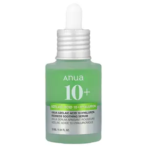 Anua Azelaic Acid 10 Hyaluron Redness Soothing Serum, 1.01 fl oz (30 ml)