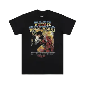 VASH AND WOLFWOOD BLACK TEE