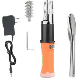 Cordless Electric Fish Scaler Tools,Built-in 12v Rechargeable ,2  Heads,Two-way Rotated,IPX7 ,Electric Fish Scaler Remover,Fish Scale Remover,Professional Fish Descaler Tool