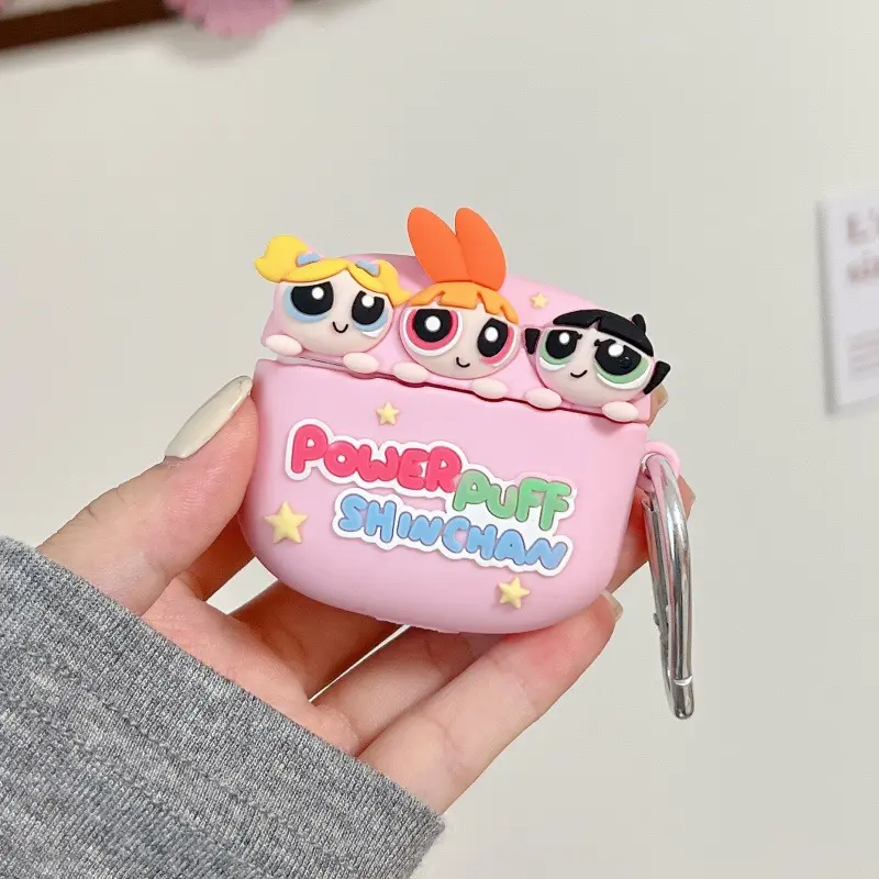 1 protective case for Feitian Little Girl Police style earphones, Earbuds, Headphones, Headset, made of drop resistant and durable silicone earphone case, suitable for AirPods 1/2/3/4/pro/pro 2/pro 3, and Apple wireless Bluetooth earphone case Protection