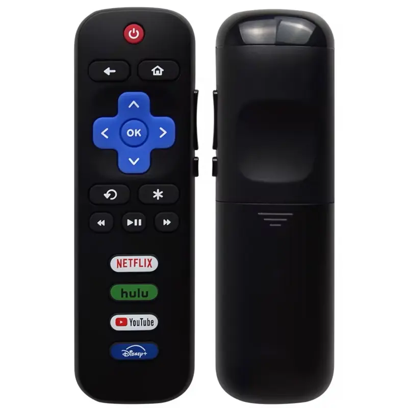 1 pc Remote Control for Roku TV Compatible for TCL Roku/ Hisense Roku Smart TVs + not require instructions