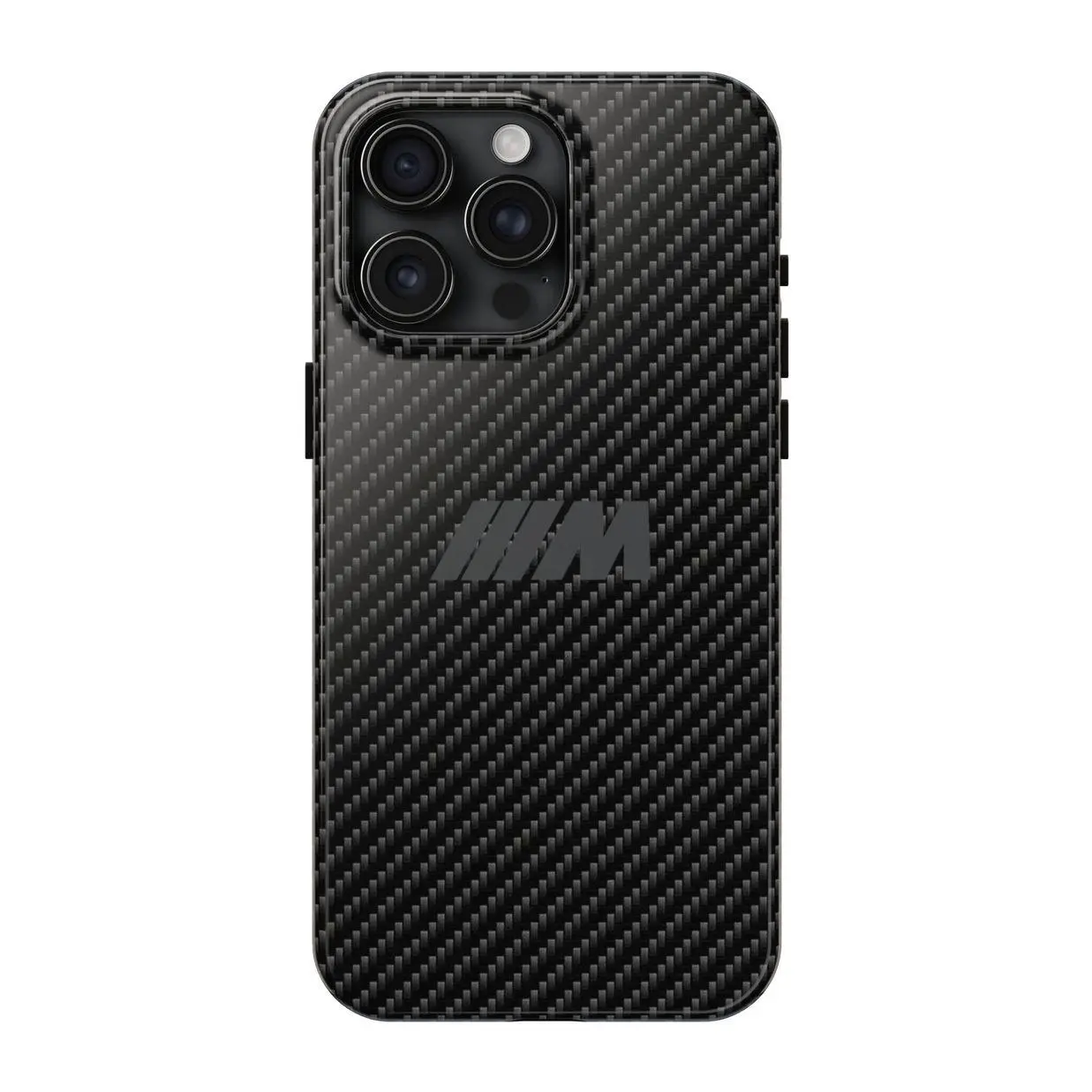 BMW M Performance Phone Case Collection – Motorsport Carbon Fiber Racing Cover - Phone Cover for iPhone 7-17 Pro Max / for Samsung S21-S26 Ultra E