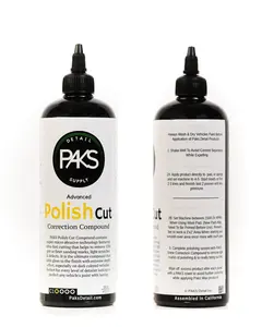Paks Detail Supply  Paks Polish Cut Car Compound, Advance Cutting Compound and Rubbing Compound for Cars, 16-oz Car Polish Compound, Buffing Compound and Car Swirl Remover for Car Paint Correction Kit