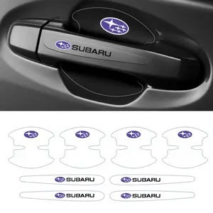 Car Door Handle Scratch Protection Film, Car Bowl Protector Sticker, Anti-Scratch Dirt Resistant Decorative Film, Subaru Car Door Protective Accessories, Sticker For Cars, Car Vehicle Decoration
