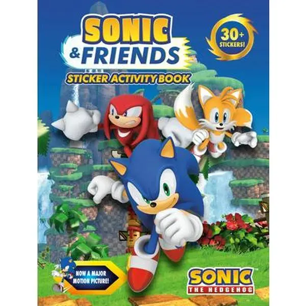 Sonic & Friends Drawing Sticker Activity Book - Penguin Young Readers Licenses, Paperback