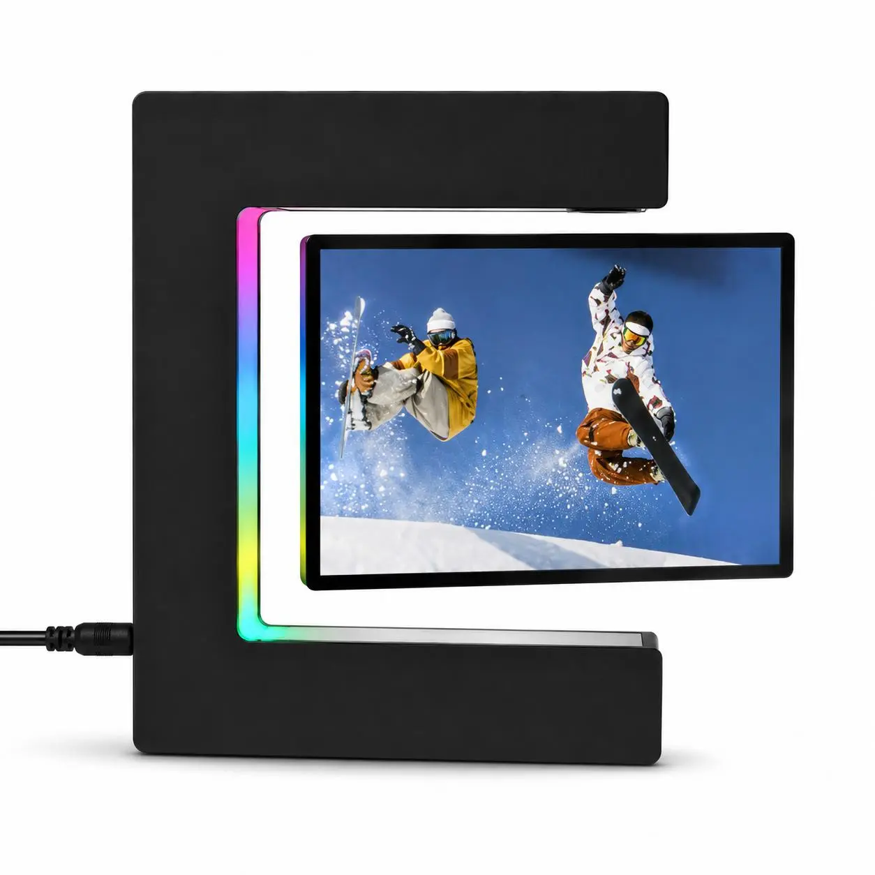 GlowFetch Floating Picture Frame with LED Lights