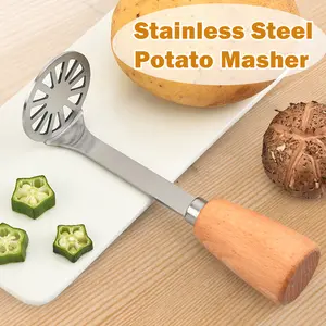 2 Count Rust-Resistant Mini Mashers for Potatoes Beans and More