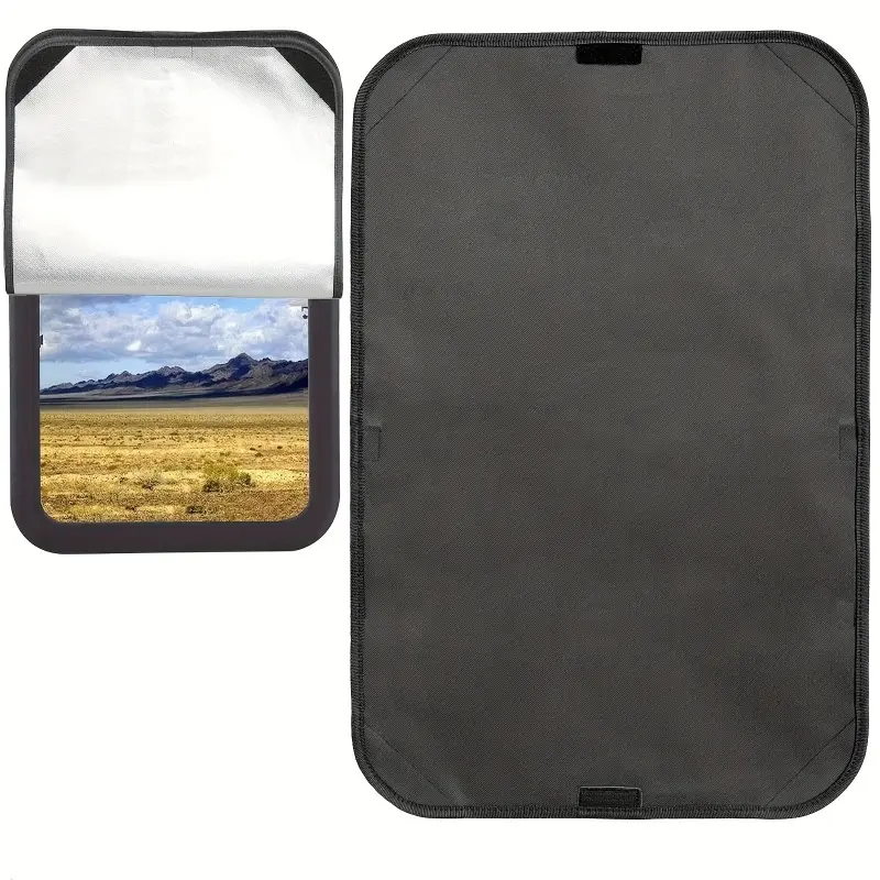 RV Door Window Shade Cover, Camper Sunshade Privacy Screen Window Cover, Travel Trailer Motorhome Sun Shade Accessories