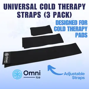 Omni Ice™ Universal Cold Therapy Straps (3 Pack)