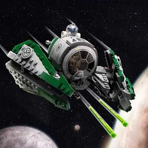 Clone War Vehicle Set Space Millennium Warship Craft Set, Building Block Toy for Kids, Alien Falcon Mini Figure Gift, Building Blocks Set, Rocket Model Kit