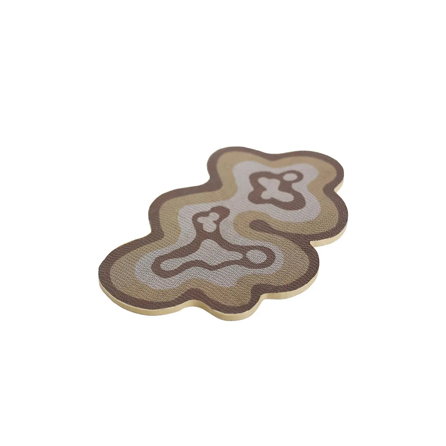 Catenary Home Bloom Cat Scratchers Set Of 3 in Brown