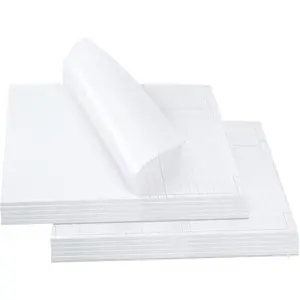 Mat Board Center, Pack of 10, 11x14 Self Adhesive Foam Board for Picture and Poster Mounting, Lightweight White Color Foam Board for Crafts, Artworks, 3/16 inches Thick