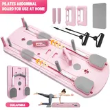 Summerwins 8-in-1 Multi-Use Collapsible Pilates Board - 24 Anti-Slip Feet, Small-Space Fit, Compact Storage - Yoga Fitness Equipment for Home Gym Pilates Workouts