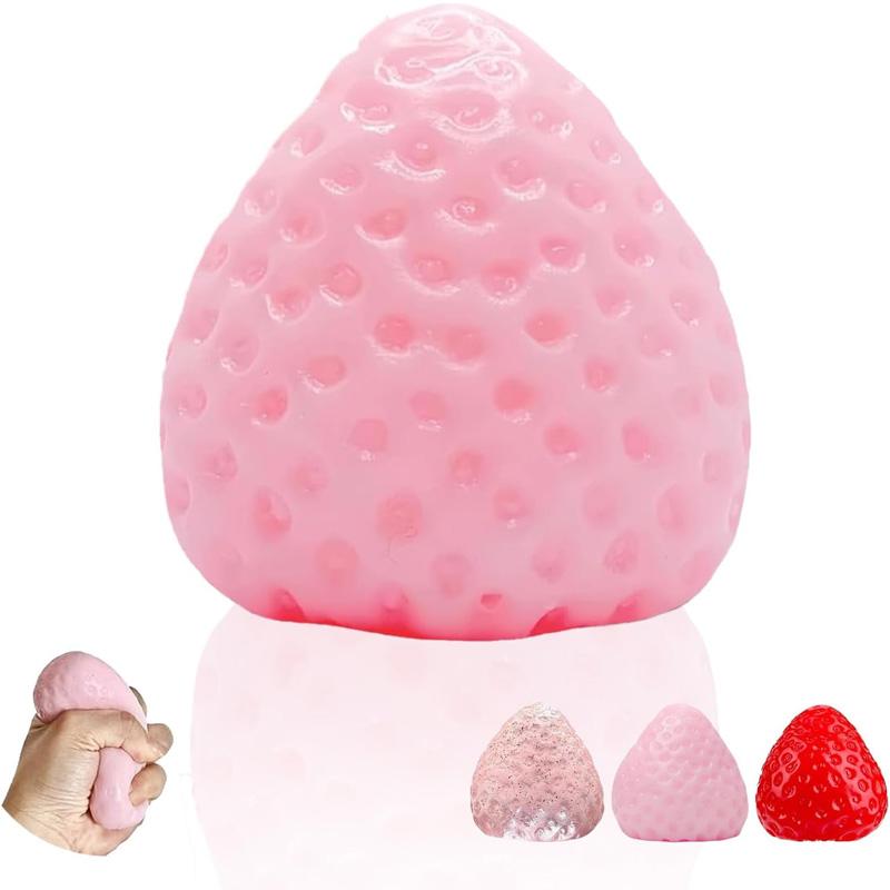 Taba Squishy Squeeze Toys FidgetToys Squishy Strawberry for Anxiety&Relaxation toys