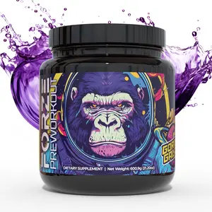 FORZE Elite Pre Workout, Beta Alanine, L-Taurine & Dual-Source Caffeine for Sustained Energy. Himalayan Pink Salt, Betaine Anhydrous & L-Citrulline for Pump. No Useless Fillers Energy Supplement Fitness Boost Muscle growth Optimum
