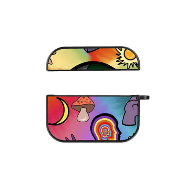 abbyrose Psychedelic AirPod Case Original (1st or 2nd gen) Rigid Plastic