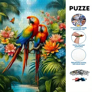 Large Paper Jigsaw Puzzle DIY Kit, Durable Seamless Decorative Design, Perfect Gift for Birthdays & Holidays, Ideal for Home Decor & Interactive Games